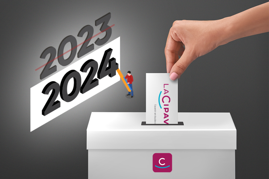 Report des élections 2023 de la Cipav